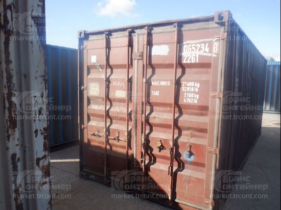 Изображение 20-футовый б/у контейнер №0652348