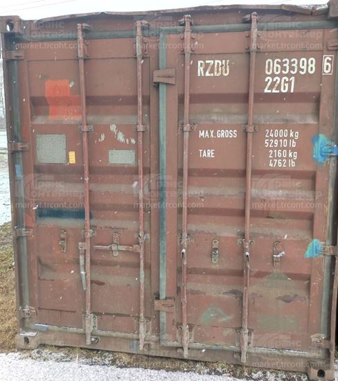 Изображение 20-футовый б/у контейнер №0633986
