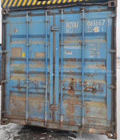 Изображение 20-футовый б/у контейнер №0636671
