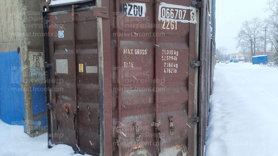 Изображение 20-футовый б/у контейнер №0667076