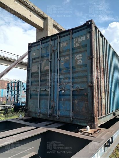 Изображение 20-футовый б/у контейнер №0714809